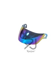 kaca helm kyt 805 x-speed visor helm kyt 805 x speed - rainbow