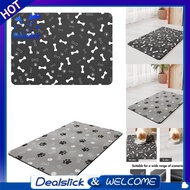 【Dealslick】Pet Feeding Mat-Absorbent Dog Food Mat-Dog Mat for Food and Water-No Stains Quick Dry Dog Water Dispenser Mat