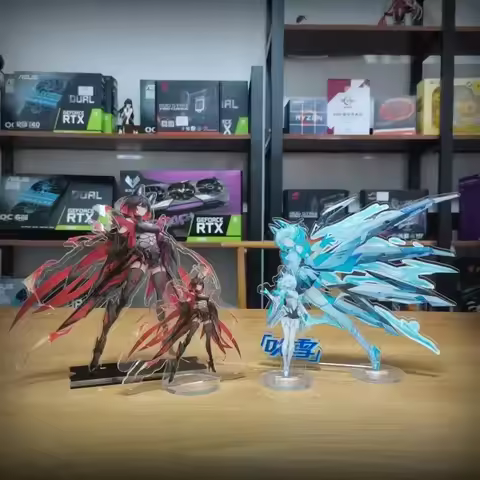 DIY ROG RO Standing Figures,Gamer Cabinet Helios Case Belief Ornaments Computer Decorative Accessori