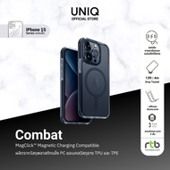 UNIQ เคสสำหรับ iPhone 15/15 Pro/15 Pro Max รุ่น Combat (MagClick™ Magnetic Charging Compatible)