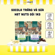 Puratos White Chocolate and Milk Chocolate 1kg