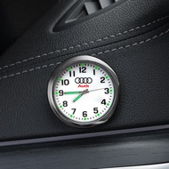 Car Mini Clock Quartz Clock Luminous Auto Ornament For Audi Sline A1 A2 A3 A4 A5 A6 A7 A8 Q1 Q2 Q3 Q