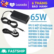 Sạc Laptop Dell Chân Nhỏ Oval 19.5V - 3.34A/4.62A 65W/90W 4.5*3.0mm 7.4*5.0mm XPS Vostro Insprion Ch