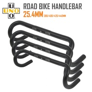 UNO Ultralight Drop Bar Bicycle Handle Road Bike Handlebar 25.4 Racing Bicycle Bent Handlebar 380/400/420/440mm Bike Accessories