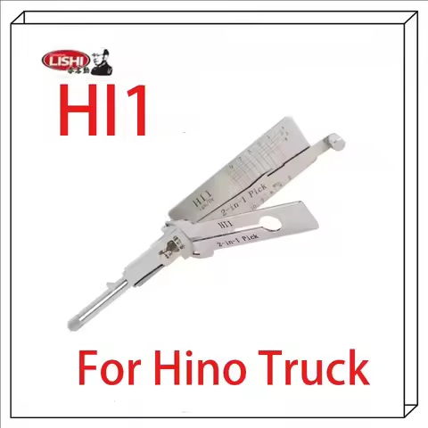 HI1 LISHI 2-in-1 For Hino Truck Decoder Lishi Pick tool locksmiths tool