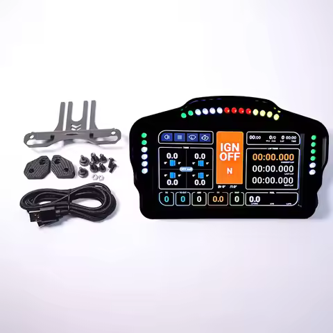 Simracing Game 7inch Screen Multi-function Dashboard SIMHUB Custom Configuration Speed Display for M