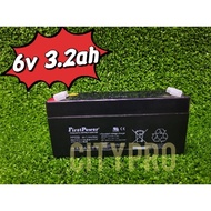 HOT🔥Firstpower 6v 3.2ah Rechargeable Sealed Lead Acid Battery Autogate UPS