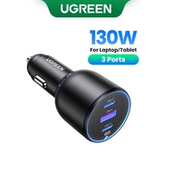 UGREEN 130W Car Charger Quick Charging PD3.0 Fast USB Type C Car Phone Charge Suitable for iPhone 16