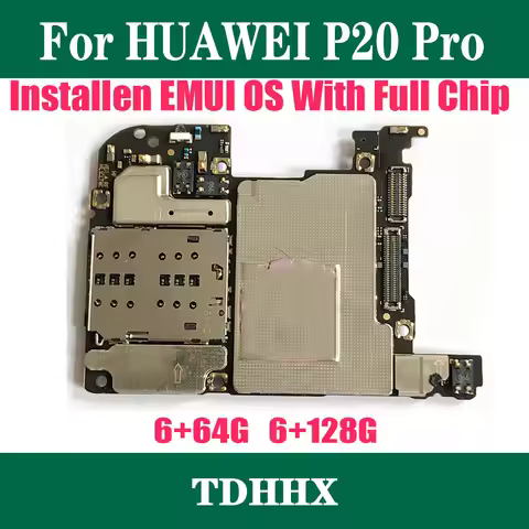 For HUAWEI P20 Pro 100% Clean Replaced Original Motherboard 64GB 128GB ROM 6GB RAM Mainboard Android
