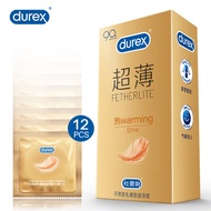 Durex Condoms Heat Ultra Thin Natural Latex Extra Lubricated Condom Sexual Toys for Adult Male Intimate Goods Privacy shipping