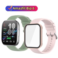 Amazfit Bip 6 strap Silicone strap for Amazfit Bip6 strap Sports wristband Amazfit Bip 6 case Screen