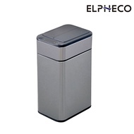 【ELPHECO】ELPHECO 不鏽鋼雙開除臭感應垃圾桶 ELPH9811U 鈦金色