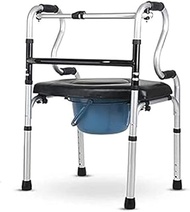 CPYGMXI Commode Chair,Toilet Chair 2 in 1 Toilet Comfortable, WC-Shower Commode, Disabled Walker, Ea