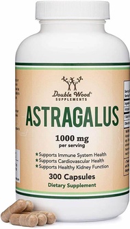 Double Wood - Astragalus Root 1000 mg. 300 Capsules