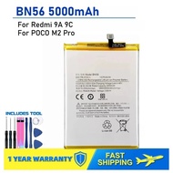For Redmi 9A 9C POCO M2 Pro BN56 5000mAh Rechargeable Battery