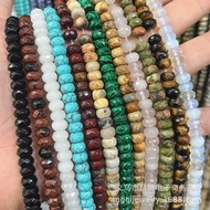 Faceted Tiger Eye Stone Spacer Beads * Material Natural Faceted Wholesale Abacus Beads diy Abacus Be