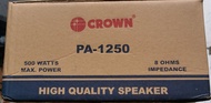 CROWN INSTRUMENTAL SPEAKER 12 INCHES 500 WATTS