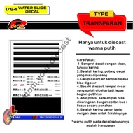 TB022 Decal Hotwheels Transparent Diecast 1/64 Trueno Initial D Universal