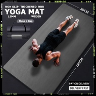 15MM High Density NBR Yoga Mat for Enhanced Comfort Yoga Matt For Workout Material Soft Comfortable 