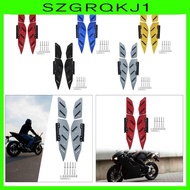 [szgrqkj1] Motorcycle Floorboards Male Nonslip Accessories Foot Pedal Plate Easy Installation Replacement Foot Pegs for Xmax300