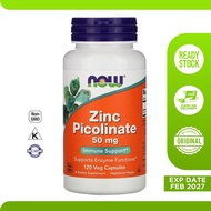 Vitamin Zinc Picolinate 50 mg Now 120 Veggie Kapsul Berkualitas