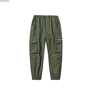 Cargo Jogger Pants for Kids Boy in Green B02 4T-2