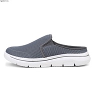 [35-48] lightweight couple Half shoes mesh men Slip on Shoes Causal shoes for women men