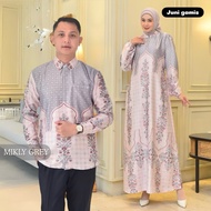 JUNE 21~SABRINA Couple Silk Premium Dress with Elegant Grade A HQ Motif