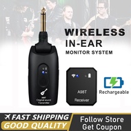 2.4G Wireless IEM System Wireless in Ear Monitor with Transmitter Receiver Auto-Pairing Low Latency/