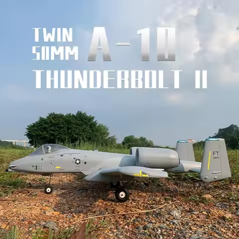 XFly A-10 Thunderbolt II Twin 50mm EDF Jet 4-Channel Electric Aircraft Model Aircraft Fixed Wing Tan
