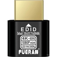 HDMI Dummy Plug 4K HDR,edid Emulator Virtual Display Adapter,hdmi Headless Adapter 4K@60Hz、1440P@120