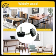 [8C11] 4/8Pcs Felt Adjustable Round Furniture Leg Screws Anti Slip M6 M8 Table Chair Cabinet Balance