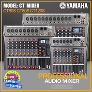 YAMAHA CT60S/CT80S/CT12S AUDIO Mixer 6/8/12 channel KTV stage performance reverb effect device USB Bluetooth 16DSP