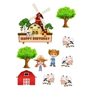 Animal Topper Animal FARM/ Custom Animal Birthday Topper