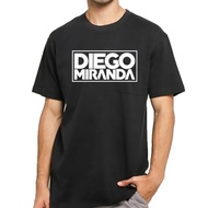 Baju-T Kaos Rave Diego Miranda Logo T-Shirt DJ EDM, Disk Jockey Music Clubbing Combed Cotton 20s DIS