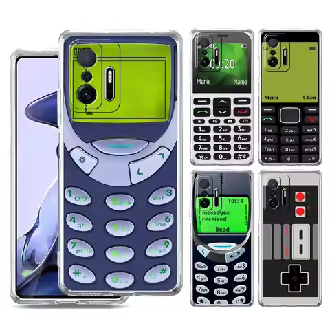 Retro Camera Games Tape Cassette Phone Case For Xiaomi 14 15 13 14T 13T 12T 11T Pro 12 11 Lite Poco 