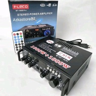 POWER AMPLIFIER FLECO BT-198B PRO 2000WATT Amplifier fleco 198b pro 1000+1000 digital karaoke amplif