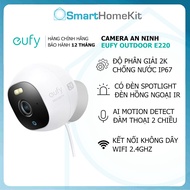 Camera ngoài trời eufy Outdoor Cam Pro 2K E220/E210 chống nước IP67 có đèn spotlight chiếu đêm báo đ