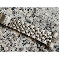 Watch Strap Seiko jubilee Cable 20mm Curved Head Can Be Used With 6309 7009 7s26 Many Models.