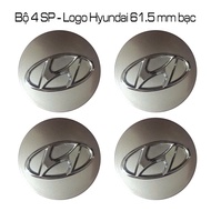 Logo mâm xe Hyundai chụp mâm chụp Lazang xe Hyundai (đường kính 60mm và 61.5mm).