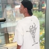 Inertial Gene < Asura's Wrath} 300g Heavy Sports Fitness Casual Short-Sleeved T-Shirt Men Women 6.16