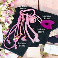 GANTUNGAN Bag Charm Initial letter Letter hanger Bag Charms Macrame