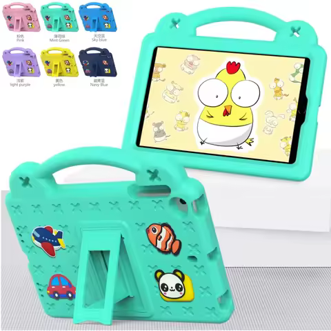 Kids Case for iPad mini 5 4 3 2 1 7.9 inch Shockproof Cartoon EVA Bear Tablet Cover for A1432 A1454 