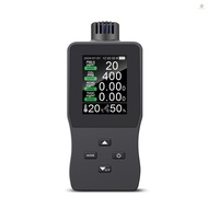 Air Quality Monitor Indoor Air Quality Tester HCHO/CO₂/TVOC/PM2.5/Temp/Humidity Air Quality Detector