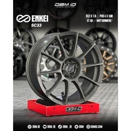 ENKEI Velg Original SC33 R17x7 4x100 et40 MATT GUNMETAL