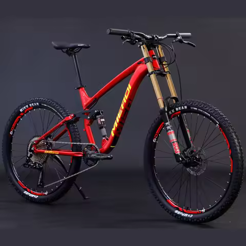 11 Speed Full Suspension Mountain Bicycle, 26/27.5 Inch Alloy Frame, Dual Crown Fork Hydraulic Disc 