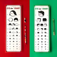 男孩女孩視力檢查表組合 3D Face Eye Chart Set