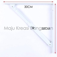 SIKU 30cm X 30Cm Folding Shelf Bracket Folding Shelf Table Shelf Evander.Online