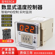 P PID Thermostat E5C4 High Precision Digital Display K-Type Thermostat pt100 Smart Oven Temperature 