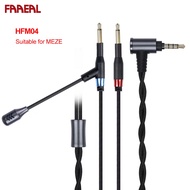 FAAEAL HFM04 Headphone Upgrade Cable With Omnidirectional HD Metal Microphone Extended Dual 3.5mm Pl